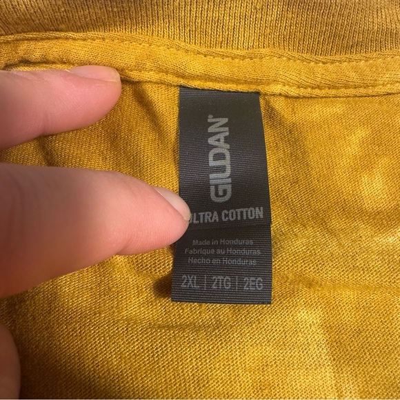 The mountain Star Wars cat light saber yellow tie dye short sleeve shirt 2XL - Picture 2 of 5